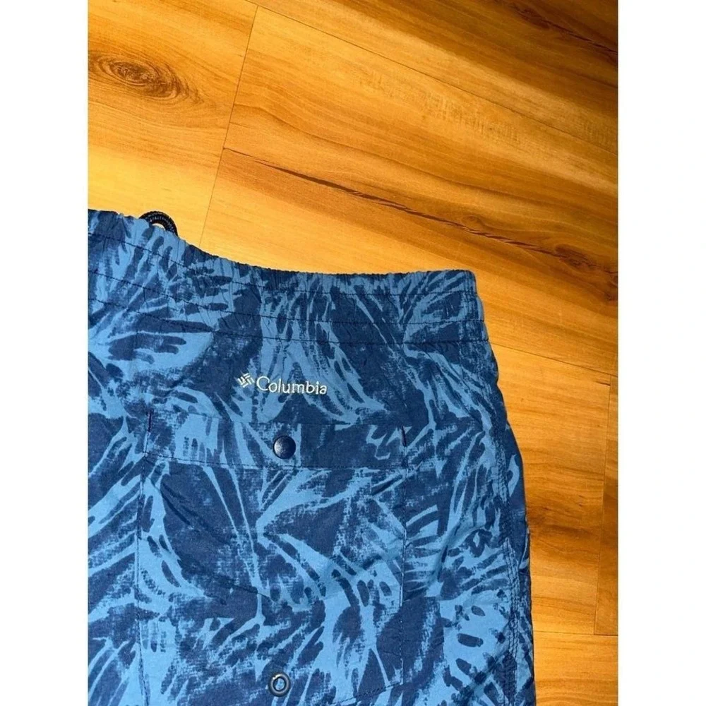 Mens‎ Columbia Floral Drawstring Swim Beach Shorts